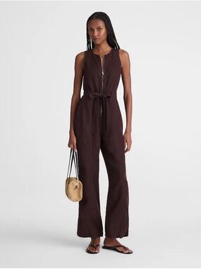 Madewell Utility Coverall Straight-Leg Jumpsuit Size 00 NWT